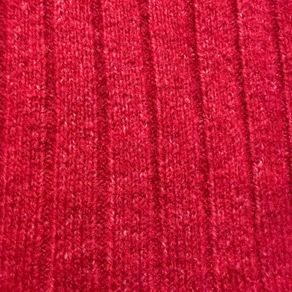 NWT LOFT Ribbed Raspberry Pink Wrap Sweater - Size Small - Picture 7 of 7